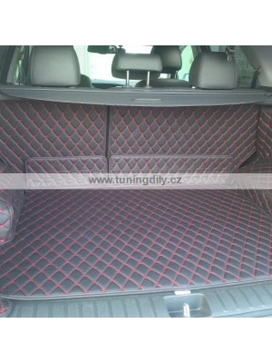 Kožené koberečky - obložení kufru pro Nissan Qashqai J11 - akční cena - sleva!